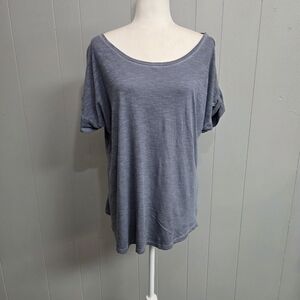 Lane Bryant Scoop Neck Soft Short Sleeve Top Size 14/16